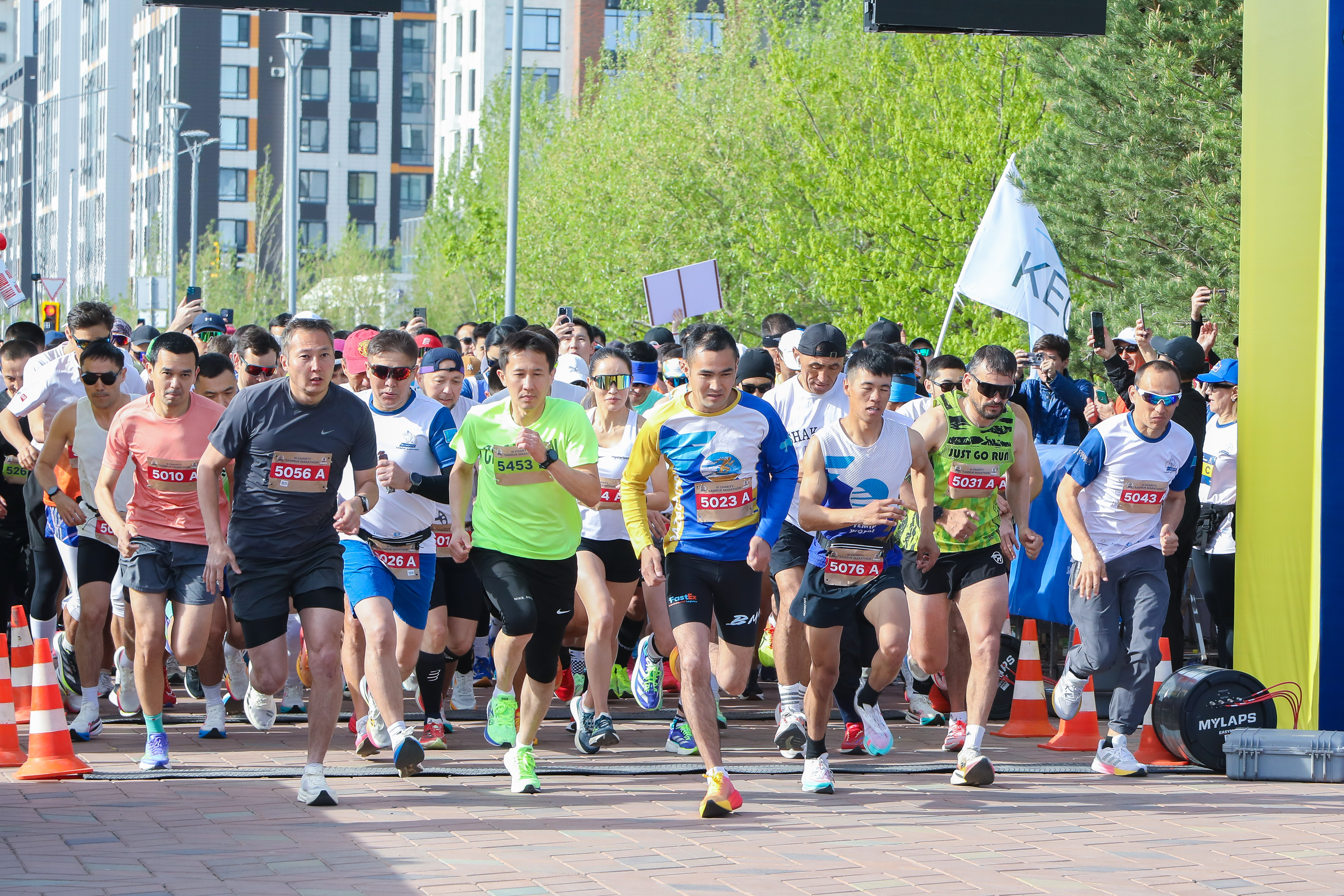 Пробежали ради детей: 3 тысячи человек приняли участиев «Charity Samruk Marathon»